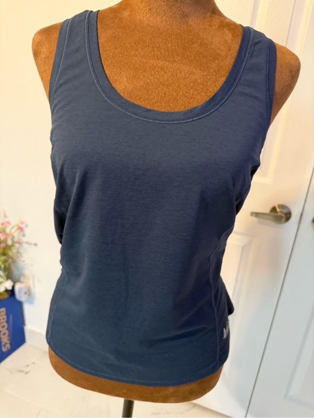 REI Slate Blue Scoop Neck Tank Top